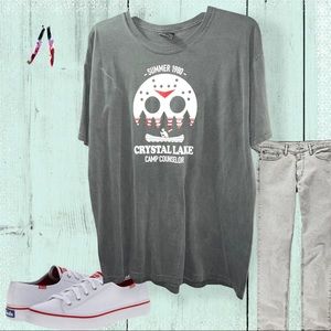 1980 Crystal Lake Camp Counselor Bleached Tee XL